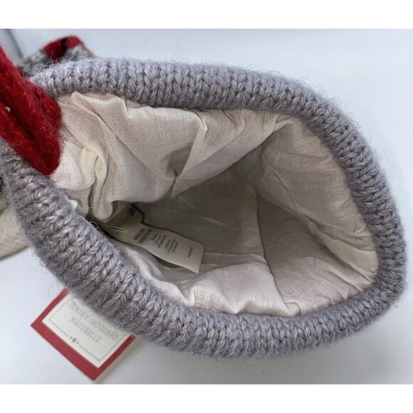 Pottery Barn Kids Train Natural Fair Isle Wool Stocking Monogramming Error 27 in - Picture 14 of 15